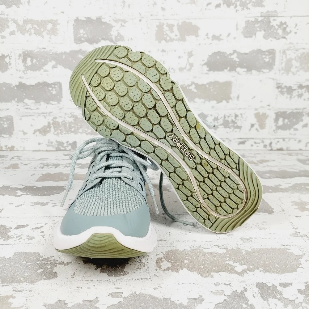 Sperry Seas Gray Lace Up Comfort Lightweight Sport Athletic Sneakers M539 - Picture 7 of 10